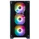 Корпус 1stPlayer X2-M-BK-4F7 Black без БП