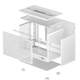 Корпус DeepCool CH160 Mesh White (R-CH160-WHNMI0-G-1) без БП