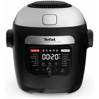 Мультиварка-мультипіч Tefal Multicook Actifry, 1334Вт, чаша-6л, сенсорне керув., 14 програм, метал/пластик, чорний