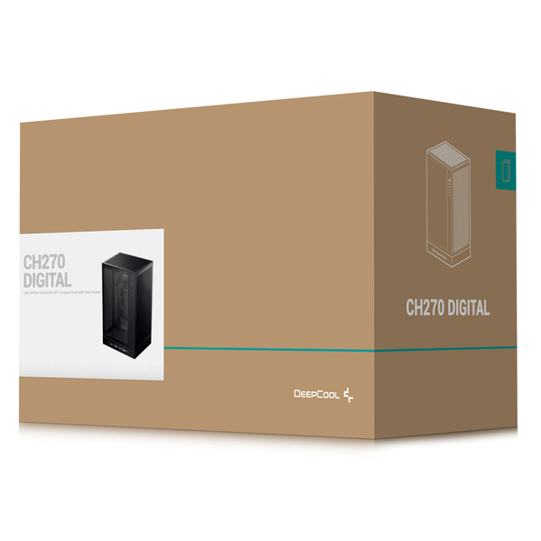 Корпус DeepCool CH270 Digital Black R-CH270-BKNDM0-G-1