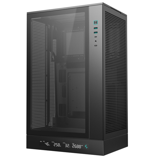 Корпус DeepCool CH270 Digital Black R-CH270-BKNDM0-G-1