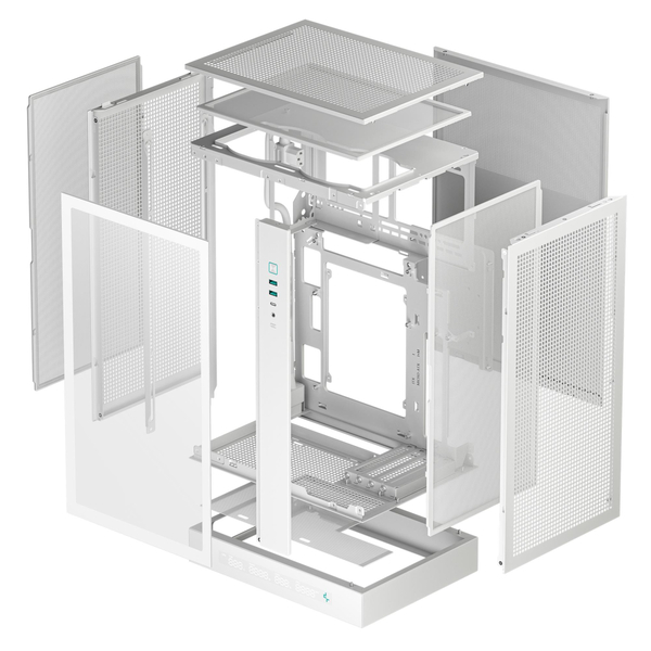 Корпус DeepCool CH270 Digital White R-CH270-WHNDM0-G-1