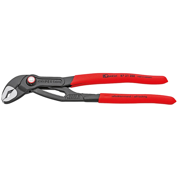 Cантехнічні кліщі KNIPEX 87 21 250 QuickSet (з автоспуском)