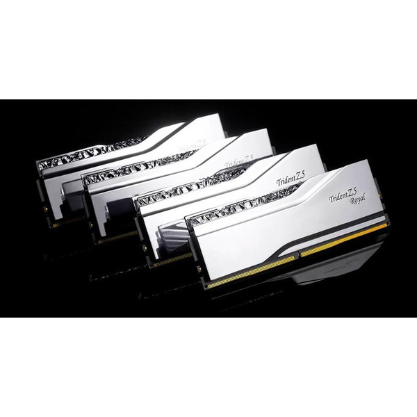 Модуль памяти DDR5 2x32GB/6400 G.Skill Trident Z5 Royal Silver (F5-6400J3239G32GX2-TR5S)