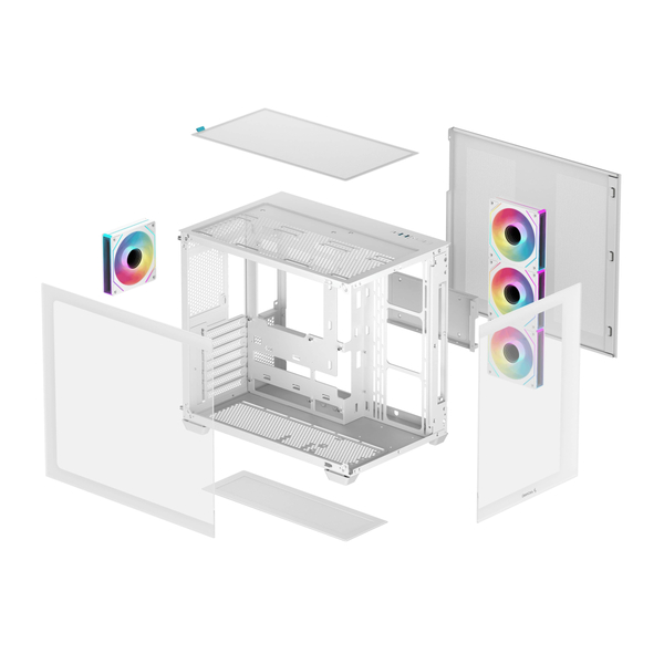 Корпус DeepCool CG530 4F White R-CG530-WHADA4-G-1
