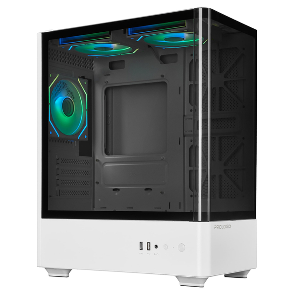 Корпус Prologix Lumi GM-01AW Glass White
