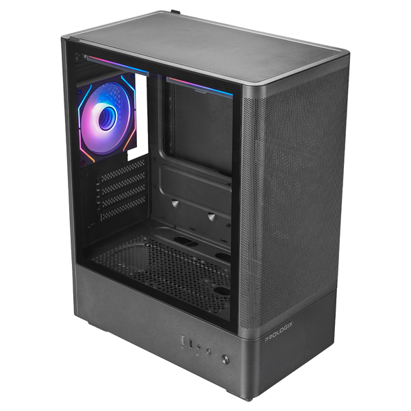 Корпус Prologix Lumi GM-01MAB Mesh Black