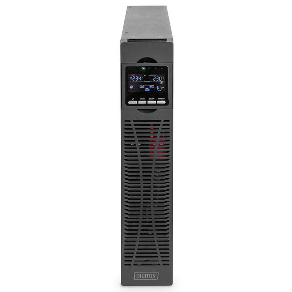 Digitus ИБП OnLine, 2000VA/2000W, LCD, 8xC13, RJ45, RS232, USB, Rack/Tower