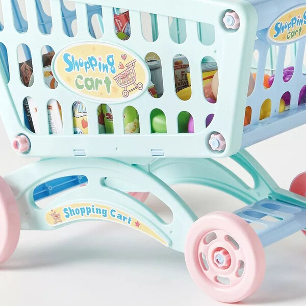 Дитячий візок для покупок у супермаркеті Urmywo (661-537blue) блакитний