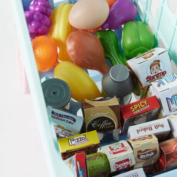 Дитячий візок для покупок у супермаркеті Urmywo (661-537blue) блакитний