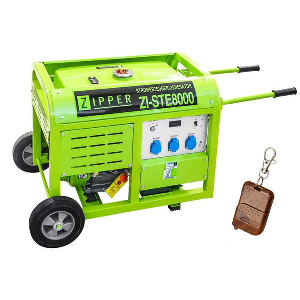 Бензиновый генератор Zipper ZI-STE8000 + газовая плитка Orcamp CK-505 + картридж газовый Pegas 400 мл (8 шт.)