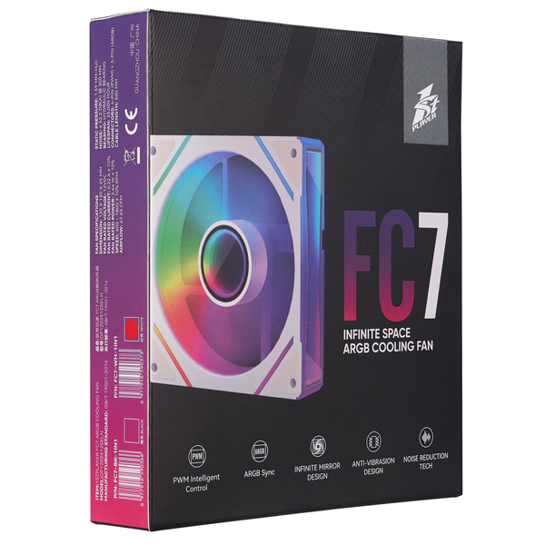 Вентилятор 1stPlayer FC7-WH-1IN1