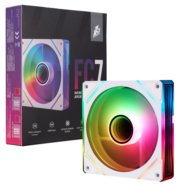 Вентилятор 1stPlayer FC7-WH-1IN1