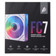 Вентилятор 1stPlayer FC7-WH-1IN1