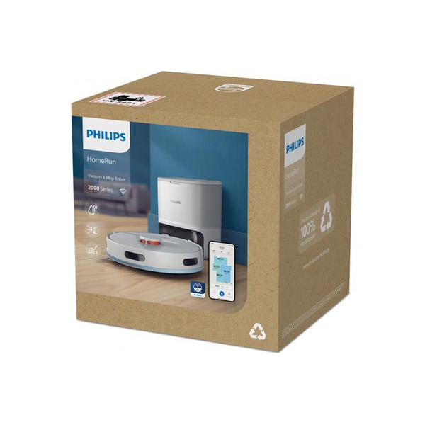 Робот-пилосос з вологим прибиранням Philips HomeRun Series 2000 XU2100/25