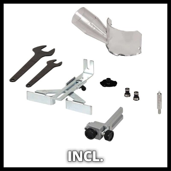 Einhell Фрезер кромочный TP-ET 18 Li BL - Solo аккум., PXC, 18В, 6/8 мм, 10000-30000 об/мин