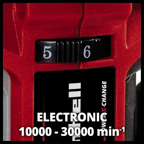 Einhell Фрезер кромочный TP-ET 18 Li BL - Solo аккум., PXC, 18В, 6/8 мм, 10000-30000 об/мин