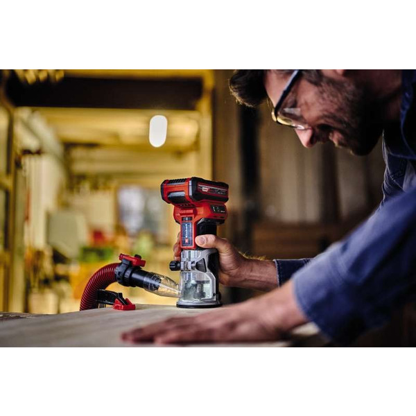 Einhell Фрезер кромочный TP-ET 18 Li BL - Solo аккум., PXC, 18В, 6/8 мм, 10000-30000 об/мин