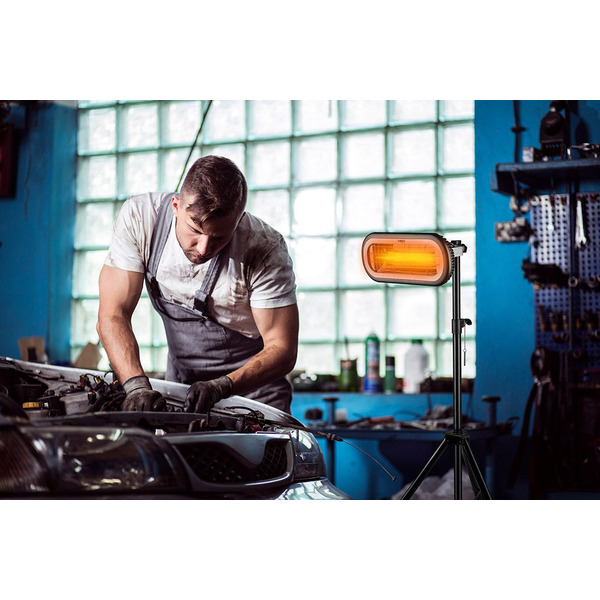 Neo Tools Инфракрасный обогреватель, 2000 Вт, 24м2, 11.5х46х19 см, IP65