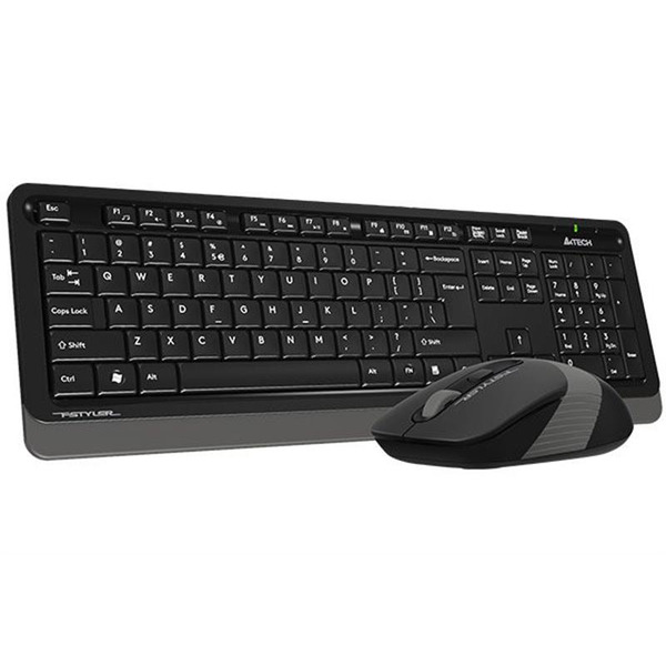 Комплект (клавіатура, мишка) бездротовий A4Tech FG1012S Black/Grey