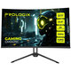 Монитор Prologix Gaming 23.6" GM2425C VA Black Curved; 1920х1080 (180 Гц), 1 мс, 250 кд/м2, DisplayPort, 2хHDMI, динамики