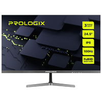 Монитор Prologix 24.5" P2525HF IPS Black 100Hz; 1920х1080, 5 мс, 240 кд/м2, D-Sub, HDMI Монитор Prologix 24.5" P2525HF IPS Black 100Hz; 1920х1080, 5 мс, 240 кд/м2, D-Sub, HDMI