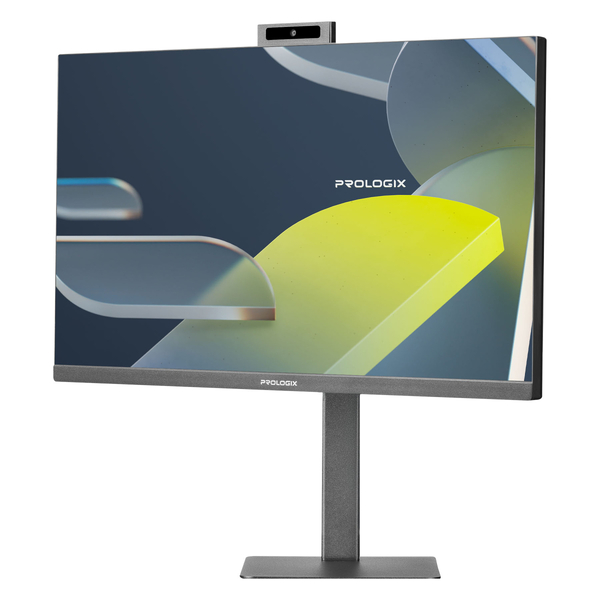 Моноблок Prologix Optima PLC24TD (PLC24TD.OPT.1AE.N.5201) Black; 23.8" / 1920х1080 / IPS / Intel Pentium Gold G7400 / 3.7 ГГц / DDR4 / 8 ГБ / SSD / 512 ГБ / Intel UHD Graphics 710 / Wi-Fi 6 (802.11ax) / Bluetooth 5.2 / 1000 Мбит/с / 5 МП / 120 Вт / ч