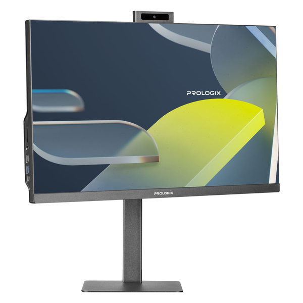 Моноблок Prologix Optima PLC24TD (PLC24TD.OPT.3BE.N.5849) Black; 23.8" / 1920х1080 / IPS / Intel Core i3-12100 / 3.3 - 4.3 ГГц / DDR4 / 16 ГБ / SSD / 512 ГБ / Intel UHD Graphics 730 / Wi-Fi 6 (802.11ax) / Bluetooth 5.2 / 1000 Мбит/с / 5 МП / 120 Вт /