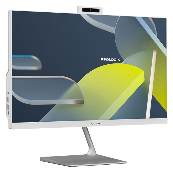 Моноблок Prologix Optima PLC27A (PLC27A.OPT.4BE.N.3545) White; 27" / 1920х1080 / IPS / Intel Core i5-12400 / 2.5 - 4.4 ГГц / DDR4 / 16 ГБ / SSD / 512 ГБ / Intel UHD Graphics 730 / Wi-Fi 6 (802.11ax) / Bluetooth 5.2 / 1000 Мбит/с / 5 МП / 120 Вт /