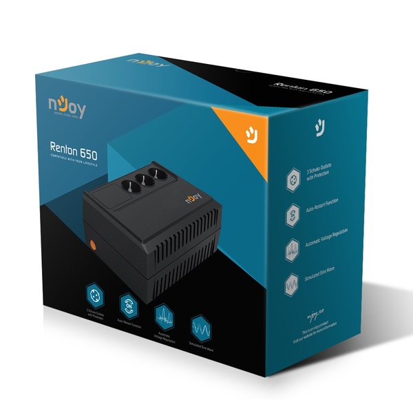 Джерело безперебійного живлення NJOY Renton 650