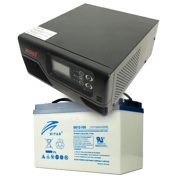 Джерело безперебійного живлення MUST 99-10028090 Комплект ДБЖ + АКБ