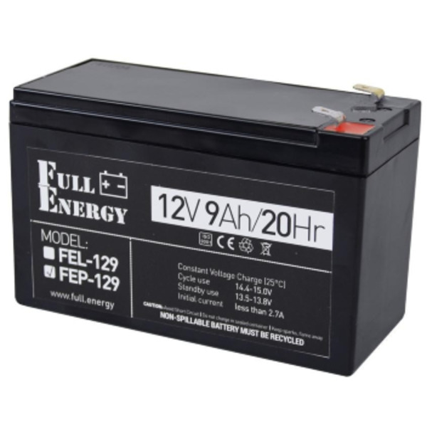 Акумуляторна батарея Full Energy FEP-129 12В 9 Аг
