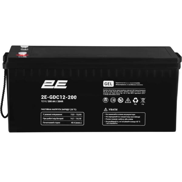 Аккумуляторная батарея 2E 2E-GDC12-200 12В, 200А