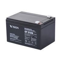 Акумуляторна батарея Vision CP 12В, 12А