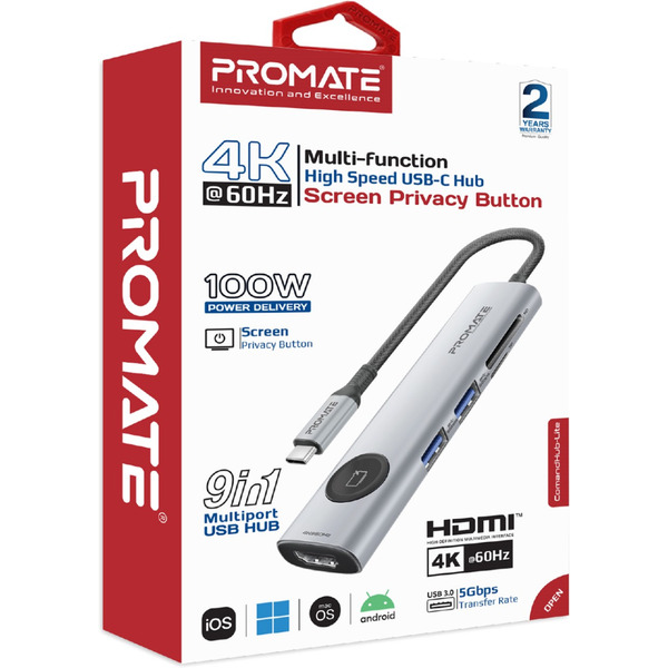 USB-хаб Promate ComandHub-Lite