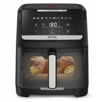 Мультипіч Tefal Easy Fry Silence XXL, 1800Вт, чаша-7, сенсорне керув., 10 програм, з віконцем, пластик, чорний