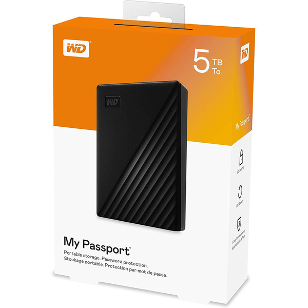 Жорсткий диск WD My Passport Black WDBPKJ0050BBK-WESN_Bulk