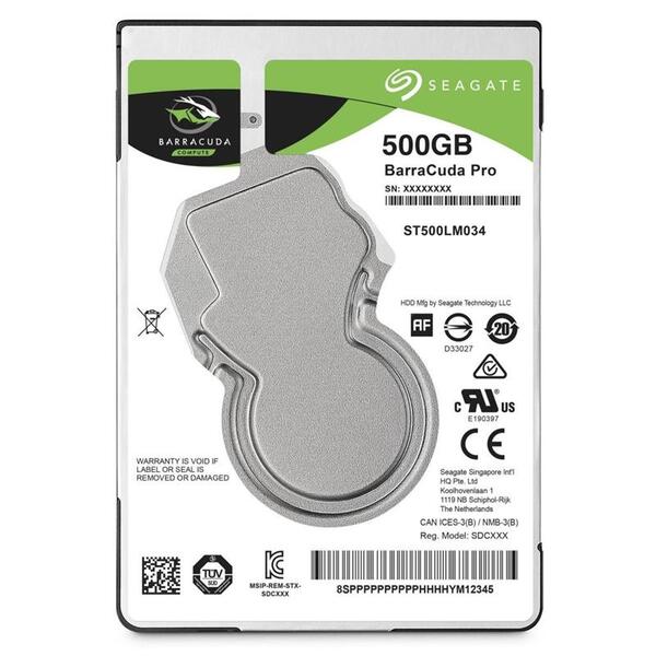 Жорсткий диск Seagate BarraCuda Pro ST500LM034_