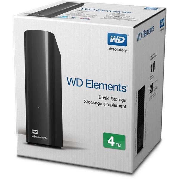 Жорсткий диск WD Elements Desktop WDBWLG0040HBK-EESN