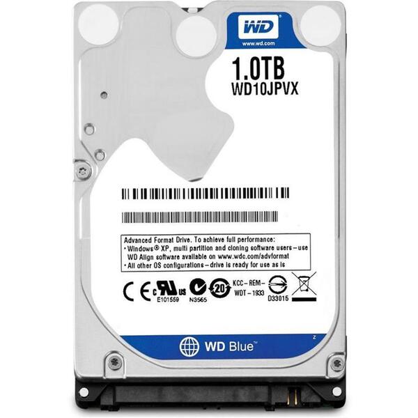 Накопитель HDD 2.5" SATA 1.0TB WD Scorpio Blue 5400rpm 8MB(WD10JPVX)