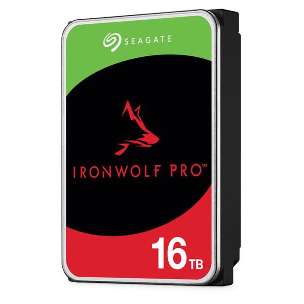 Накопитель HDD SATA 16.0TB Seagate IronWolf Pro 7200rpm 256MB (ST16000NT001)