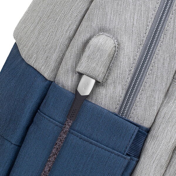 Рюкзак Rivacase Prater 7567 (Grey/Dark Blue)