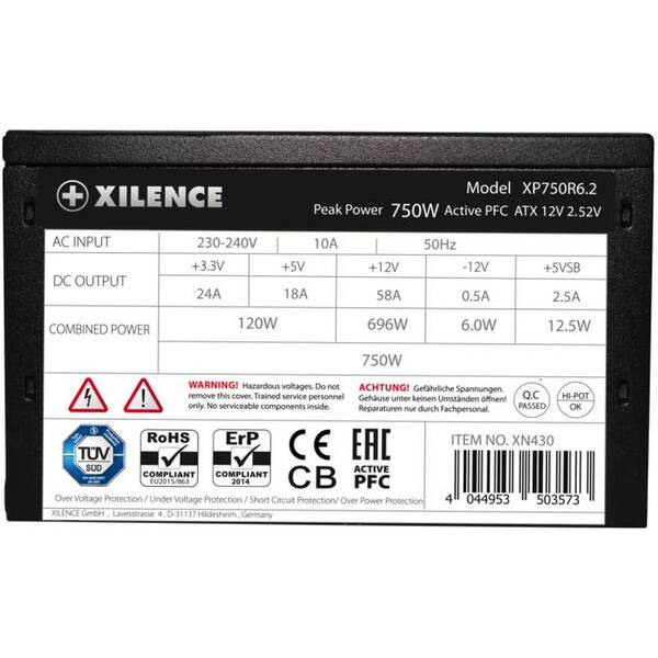 Блок живлення Xilence XP750R6.2
