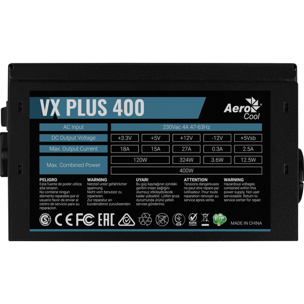 Блок живлення AeroCool VX Plus Stealth ACPN-VS40NEY.12