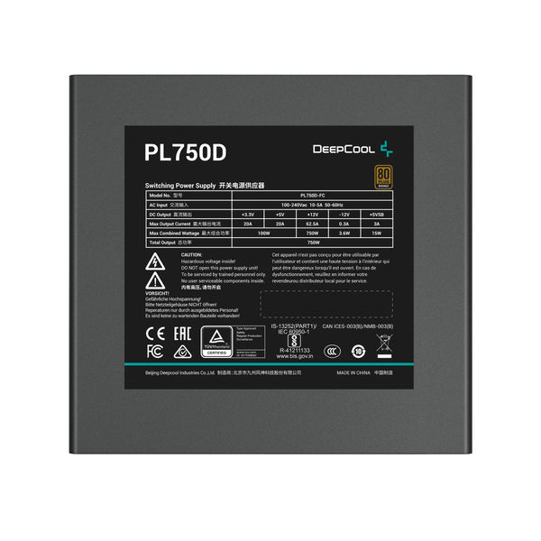 Блок живлення DeepCool R-PL750D-FC0B-EU-V2