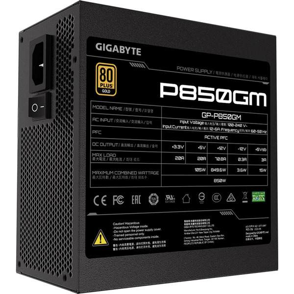 Блок живлення Gigabyte GP-P850GM