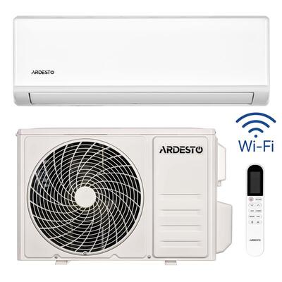 Кондиціонер Ardesto CoolAir 35м2 on/off 12000BTU 3.5кВт A/A -7°С Wi-Fi R32 білий