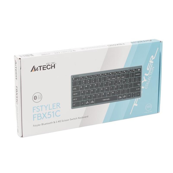 Клавіатура A4Tech FBX51C (Grey)