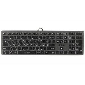 Клавіатура A4Tech FX60 USB (Grey) White backlit