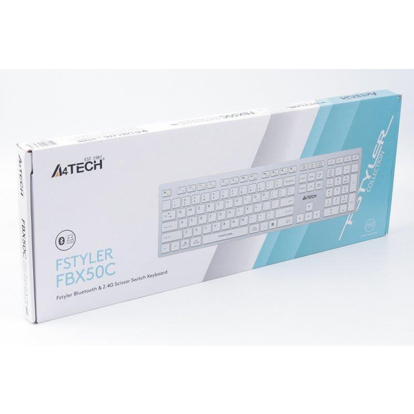Клавіатура A4Tech FBX50C (White)